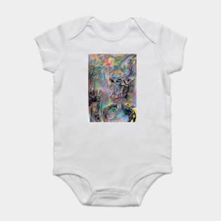 Human with animals Baby Bodysuit